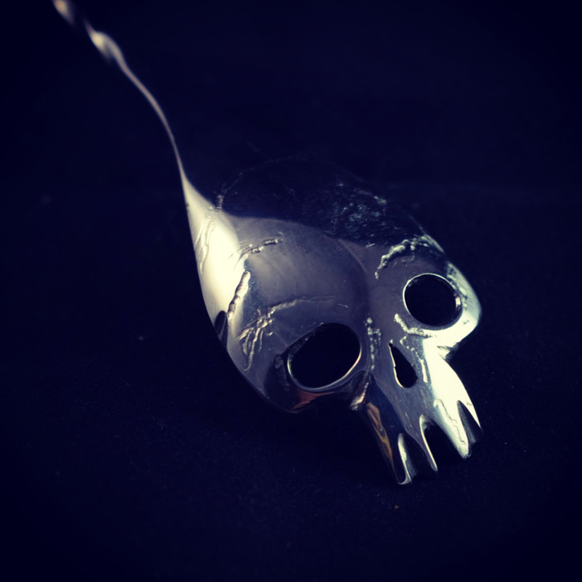 Skull Spoon by Bottesi