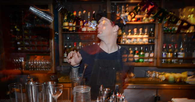 bartender flaring