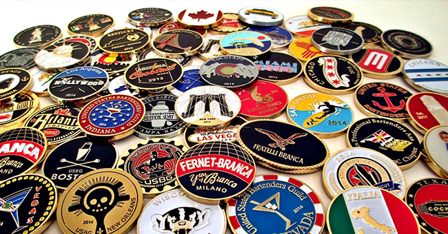 The Legend And Lore Of The Fernet Branca Challenge Coins Tales Of The Cocktail Foundation